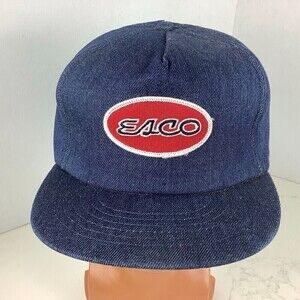 Vintage Esco Snapback Hat Blue Portland Oregon USA Ownco Made USA